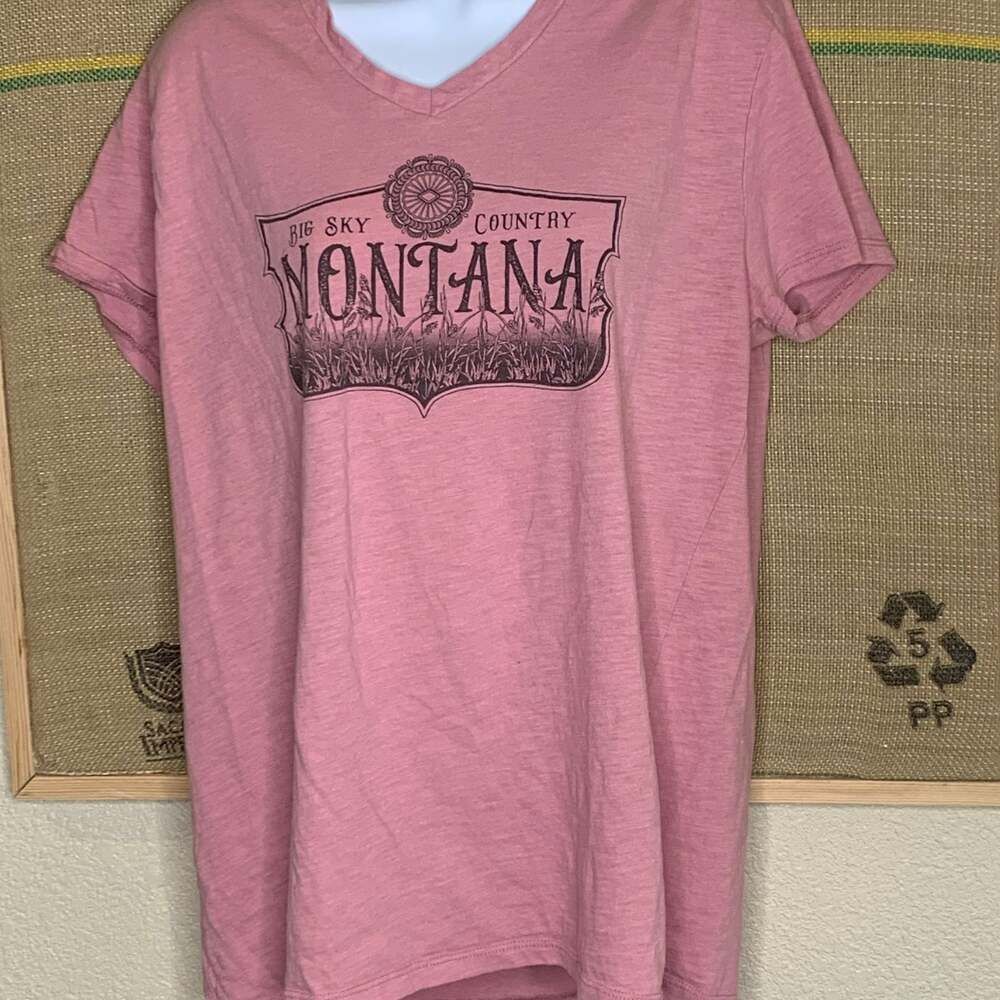 Simply Sage Market Women's Montana Forest Scene Short Sleeve Graphic Tee - XS -